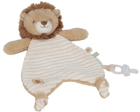 Little Dutch Kuscheltuch Löwe Schmusetuch - Trösterchen - Schnullertuch für Babys ab der Geburt - Unisex - Safari Friends