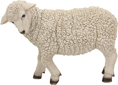 Dekop Krippenzubehör, Schaf stehend, Links schauend Höhe ca. 28cm (44635094688)