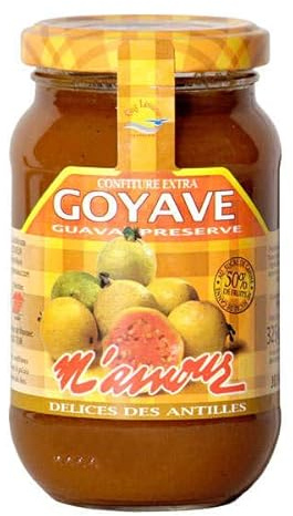 M'AMOUR - M'Amour Confiture Goyave Pot Verre 325G - Lot De 3