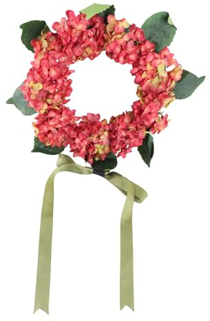 BSTCAR Herbstkranz Haustür 35CM, Herbst Türkranz Thanksgiving Kranz Blumengirlande Kranz mit Schleife Wohnkultur Ornamente hängende Dekoration