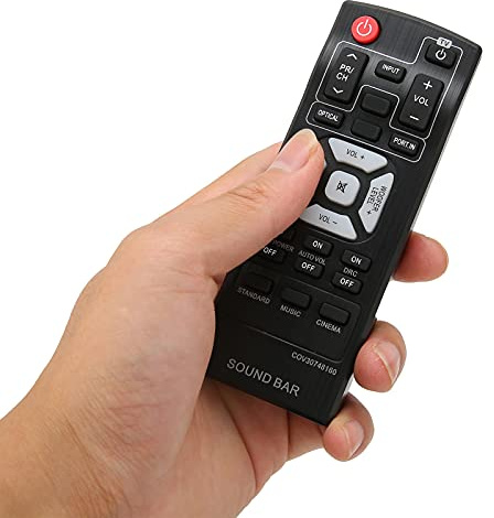 Télécommande Télécommande Abs Soundbar Télécommande Télécommande de Remplacement Universelle pour Système de Son Bluetooth