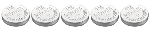 RENATA Lot de 5 Piles Bouton Silver Oxyde 395 / SR927SW 0% Mercure