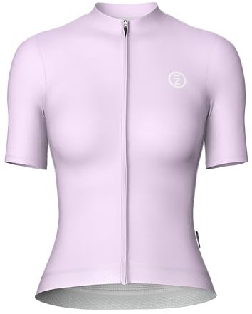 INBIKE Fahrradbekleidung Damen Radtrikot Kurzarm Sommer Fahrradtrikot Kurz Shirt Fahrrad Rennrad Trikot Radsport-Bekleidung Pink L