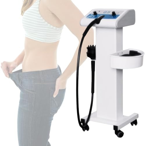 HTYSCUL Mit 5 Köpfe G5 Vibrierende Massagegerät für Gesicht, Arme, Taille und Füße - Hochfrequenz-Körpermassage zur Cellulite-Behandlung und Spa-Erholung