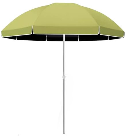 180/220/240/260cm Parasol de Jardin, Parasol de Plage Ajustable et Portable, Protection Solaire UPF 50+, Parasol de Table de Marché Extérieur avec Sac de Transport pour Balcon, Terrasse(220cm/7ft)
