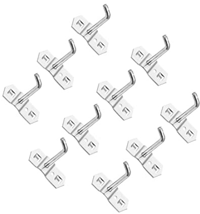 SEWOART Pegboard Storage Rack Hooks 10pcs Perforated Wall Hooks Universal Design Easy to Install