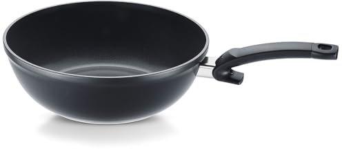 Fissler Ceratal Comfort Ceramic 30,5 cm Antihaft-Wok, Orbit Black, hergestellt ohne PFAS