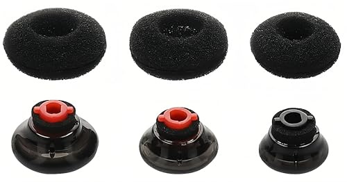 3 Pack | Tappi Gommini per Orecchie Silicone compatibili con Plantronics Voyager Legend 5200 5220 5210 Series | Con Schiuma In-Ear | S/M/L 3 Diverse Misure