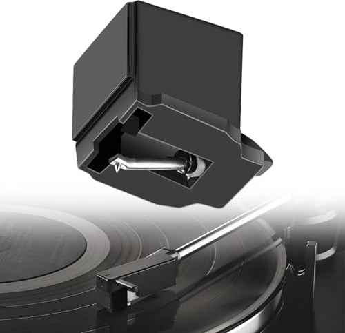 ATN3600L Diamond Stylus Replacement, Compatible with Audio-Technica AT-LP60X, AT-LP60XBT, and AT-LP60XBT-USB Turntables (black)