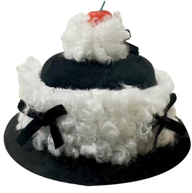 Pince à cheveux élégante en forme de gâteau d'anniversaire pour fêtes à thème et occasions spéciales