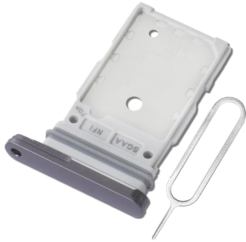 ExtKry Porta SIM per Samsung Galaxy S23 FE Vassoio SIM,Nero | Qualità originale slot SIM porta scheda slot scheda SIM vassoio porta per scheda SIM con pin espulsione.