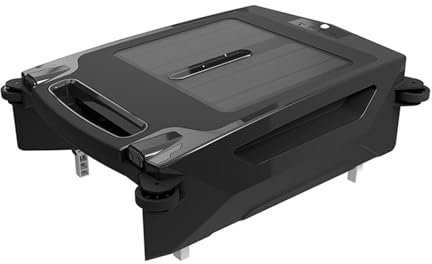 JJENXYYDS Écumoire Solaire Automatique pour Piscine, Nettoyeur d'écumoire avec Application, Moteur sans balais,évitement Automatique des Obstacles, pour Toutes Les piscines