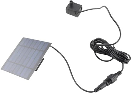Pompe de Fontaine Solaire, Chauffe-eau Solaire Pompe de de Fontaine à énergie avec un Moteur sans Balais pour une Consommation d'énergie Plus Faible pour un Plaisir instantané dans Votre Jardin