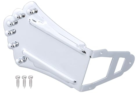 Ersatz-Steg-Saitenhalter mit kurzem Rahmen, Jazzgitarre, Metall, Saitenhalter, Zugplatte, Trapez