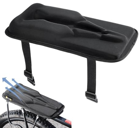 Sedile posteriore per bicicletta, sella traspirante in tessuto Oxford 600D, con fibbia regolabile, per bambini, ciclismo, scooter, spiaggia e strada