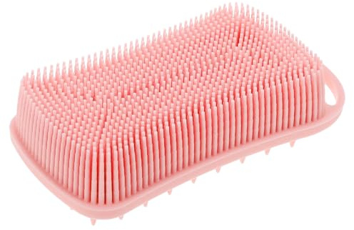VILLCASE Brosse de Bain en Silicone pour Bébé Exfoliation Douce et Massage du Cuir Chevelu, Nettoyage Profond, pour Usage la Maison