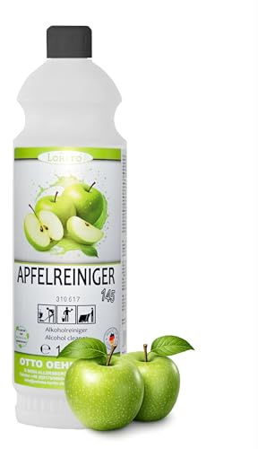 Lorito Apfelreiniger Universalreiniger 1L | Oberflächenreiniger Konzentrat für streifenfreie Reinigung, langanhaltender Frischeduft, ideal für Parkett & Naturstein