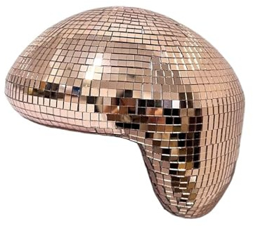 Discokulor spegel diskokula, reflekterande glas, rolig bordsdekoration för inomhus, fester, helgdagar, födelsedagar, halloween – presentidé (färg 3)