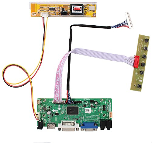 VSDISPLAY Placa LCD VGA DVI H/D para LP156WH1 B156XW01 N156B3 LTN156AT01