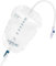 Ugo-Beintaschen (x10) - Urindrainagebeutel/Katheter-Beintaschen, T-förmige oder hebelförmige Taschen mit weicher Stoffrückseite (10er-Pack) (Ugo 8C - 750ml, lange Tube, Hebelarmatur)