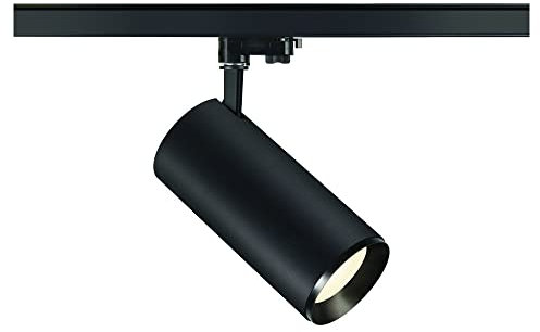 SLV 3 Phasen System Leuchte NUMINOS® XL / LED 3-Phasen-Strahler, Spot, Decken-Strahler, Decken-Leuchte, Schienensystem, Innen-Beleuchtung / 4000K 36W 3760lm schwarz dimmbar 36Grad