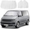Thermomatten VW T5 T6, Thermomatte wohnmobil, Sonnenschutz Auto frontscheibe, Premium Aluminium-Vlies UV-Schutz, Verbesserte VW-Sonnenblende für die windschutzscheibe
