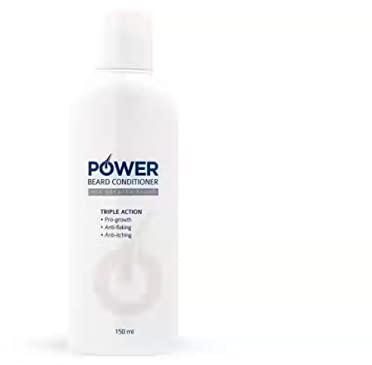 Power Beard Conditioner Triple Action - Premium Bartconditioner für gesundes Bartwachstum - gegen Schuppen & Juckreiz - Vegane Formel mit Oleanolsäure & Apigenin - Made in Schweden - 150ml