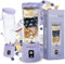 BlendyGo 3 Portable Blender, Small Cordless Mini Mixer, Powerful Smoothie Blender, USB Stand Smoothie Maker, BPA-Free, PulseMotion & BlendPro Technology, 550 ml (Lavender)
