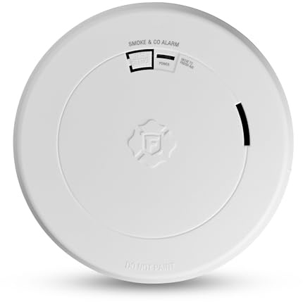 First Alert BRK Battery-Operated Combination Smoke & Carbon Monoxide Alarm with Slim Profile Design, 1-Pack