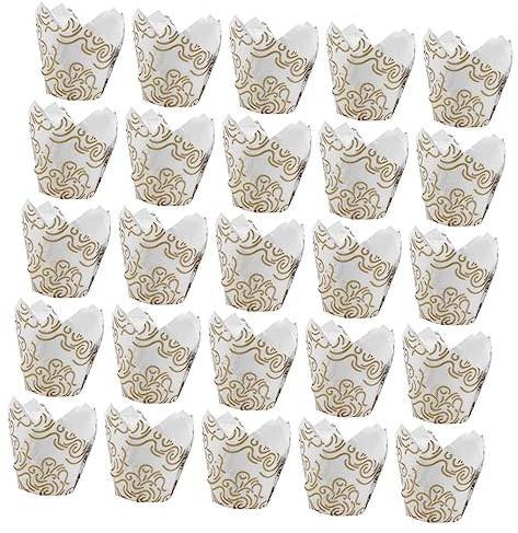 Zerodeko 1set Foderine Per Cupcake Resistenti Al Impermeabili e Anti- Per Muffin e Dolci Per e Matrimonio