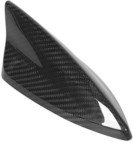 Kohlefaser-Dachantennenabdeckung, Haifischflossen-Zierkappe für CT6 XT4 XT5 XTS, Glänzend Schwarze Montagepaste