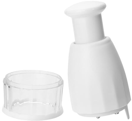 Duroecsain Picadora manual, picadora manual | Picadora compacta Dicer | Picadora prensada manual, picadora de cocina manual para ajo, cebolla, patatas, pimientos