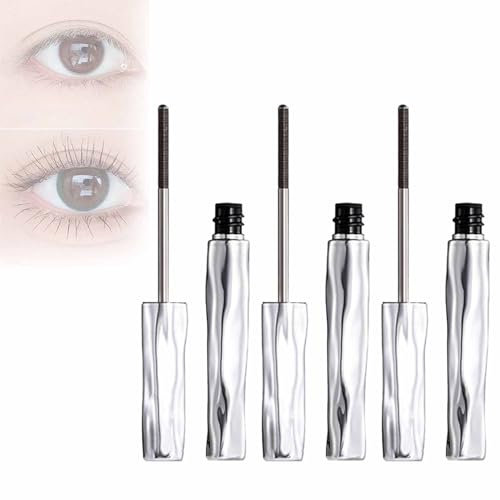 Steel Iron Wand Eyelash Primer, Metal Mascara Black, Waterproof 3D Curling Eyelash (3pcs, one size)