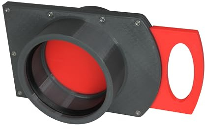 GENERIC 110 mm Luft-Absperrschieber mit Muffe | Blastgate | PETG | Werkstattabsaugung | Absauganlage | Luftregulierung | Späneabsaugung | Abluft - Sperrschieber | Staubsammler | (DN110 mit Muffe)