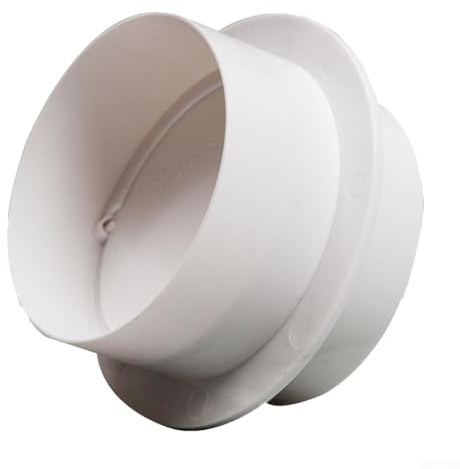 Honseadek Válvula de retención de conducto redondo de 160 mm, válvula antirretorno, válvula antirretorno, tubo de PVC, compatible con ventilación de cocina, baño, control de flujo de aire HVAC