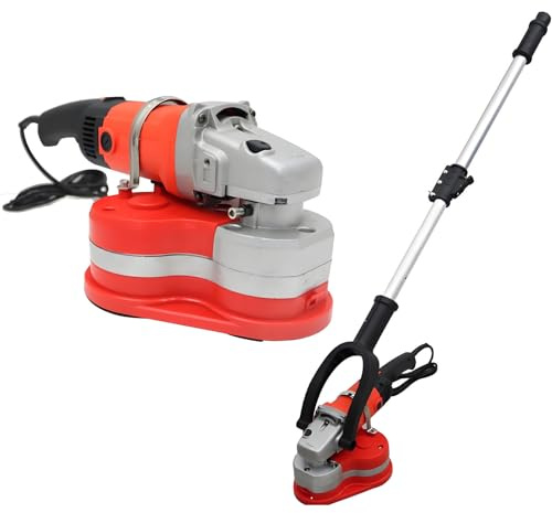 PioMue Amoladora de hormigón, pulidora portátil de Paredes y Suelos, pulidora de Diamante eléctrica, cepilladora de hormigón de 2800 W, para pulir hormigón, Cemento, mármol y Granito.