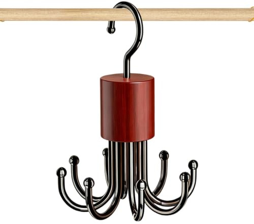 Appendisciarpa | 24 Cinture Capienza Pieghevole e Girevole | Porta reggiseni sportivi | Per Cravatte Sciarpe Borse A Mano Casa Guardaroba Camera Da Dormitorio Guardaroba Appartamento