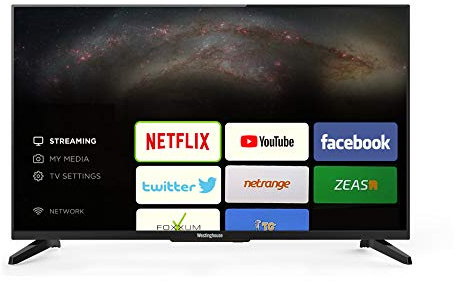 Westinghouse 32 Inch 720p HD Smart TV with Freeview T2, USB, HDMI and Built-in Wi-Fi - Black (2019 Model)