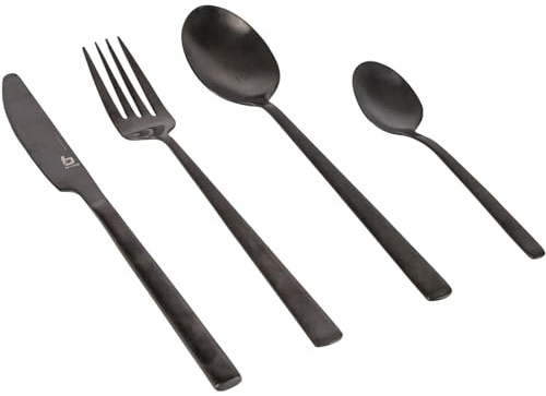 Bo-Camp - Industrial - Besteck-Set - Ballona - 4-Personen - Schwarz