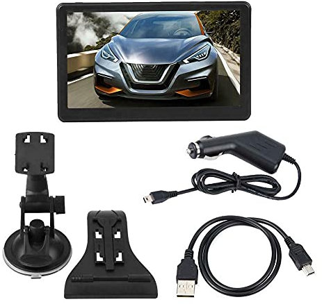 Riloer GPS-Navigationssystem, Tragbares 7-Zoll-Auto-System, ROM, FM, USB, Wiederaufladbar, Duales 2D/3D-Navigation,navigationsgeräte für Auto,LKW navigationsgeräte