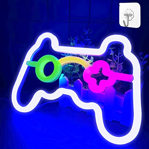 YIVIYAR Gaming Neon Signs - LED Wall Lights for Boys' Rooms & Parties