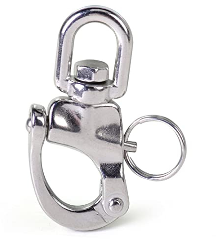 Rota Marine Schnellverschluss-Schäkel für Bootsanker, Edelstahl, 87 mm