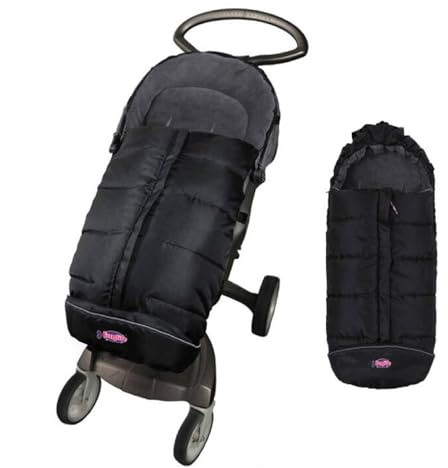German Designed Universal Stroller Bunting Bag, 5 Way Zippers Style for Baby Easy In & Out of Water Repellent Blanket, Height/Temperature Adjustable Anti-Kick Winter Sleeping Bag