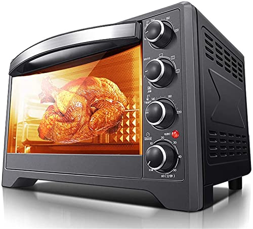 RKYRRKI Horno Horno de microondas Solo en Silver Tact Horno Individual eléctrico Incorporado - Horno halógeno de convección Premium de Acero Inoxidable Ideal para Asar, Hornear Estético y práctico