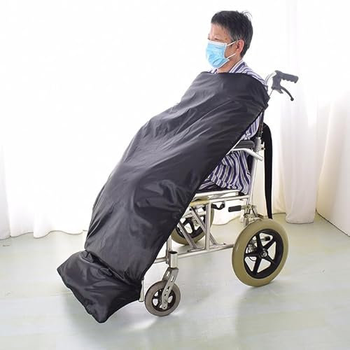 Joyfitness Schoßdecken für ältere Menschen,Wasserdichter fleecegefütterter Rollstuhlüberzug,Rollstuhlsack,Fußsack für Rollstühle für Erwachsene