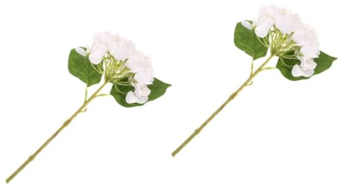 PRETYZOOM 2St künstliche Hortensie Hochzeitssträuße Innenausstattung für Damen hochzeitsdeko Wohnkultur künstliche Blumen Dekor gefälschte simulierte Hortensienverzierungen drinnen