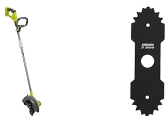 RYOBI 18 V ONE+ Akku-Rasenkantenschneider RY18EGA-0 & 22cm Messer 5132004924 RAC163 Ersatzmesser für 18 V Akku-Kantenschneider (kompatibel mit RY18EGA)