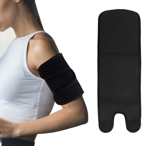 Upper Arm Compression Sleeve for Bicep Tendonitis Adjustable Bicep Support Brace Elbow Support Wrap Pain Relief Muscle Strains Injury Arthritis Recovery Material Upper Arm Sleeves Men Women Black | Support Brace Elbow Support Wrap Pain Relief Muscle Strains Injury Arthritis Recovery Material Upper Arm Sleeves Men Women Bl