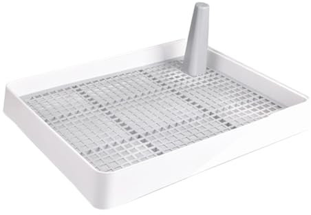 BESPORTBLE Orinatoio per Cani di Piccola Taglia - Toilette per Cani con Rete di Facile Accesso per Interni/Esterni Non