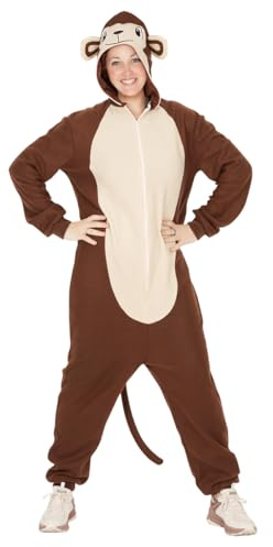 Rubies Costume Scimmie per adulti, uomo e donna, Tuta con cappuccio e coda, Abito costumi per Carnevale, addio al celibato, cosplay e feste